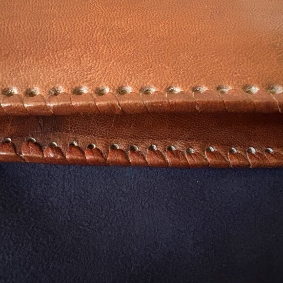 Vintage 1950's Leather Handcrafted TPS Mandalay Burma Wallet with Dancers EUC - Picture 5 of 12